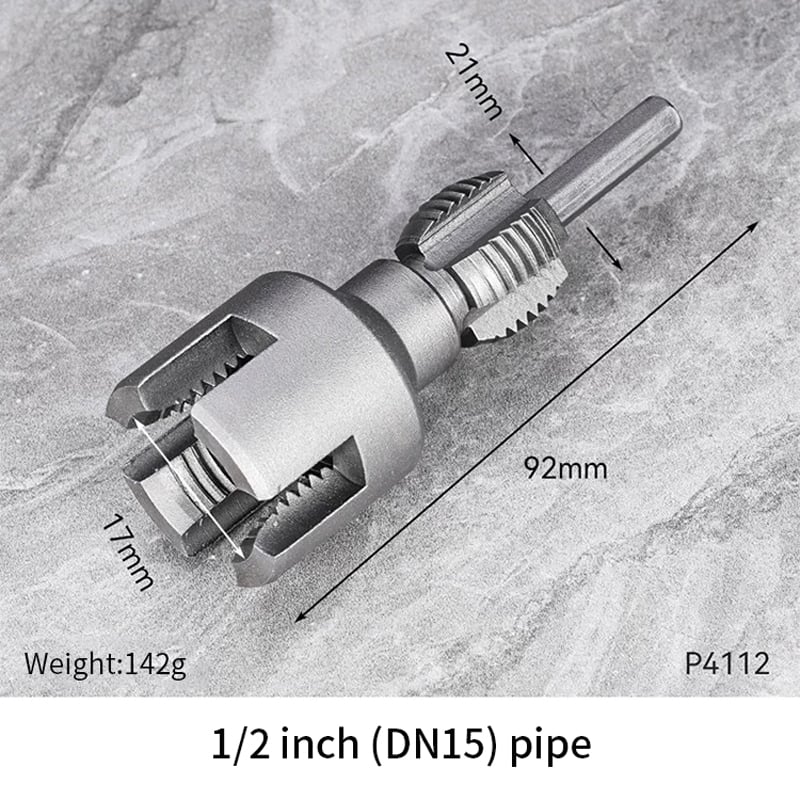 Rohrgewindeschneider | Innen- & Außengewinde | 40Cr Legierter Stahl | Für PVC & PPR Rohre