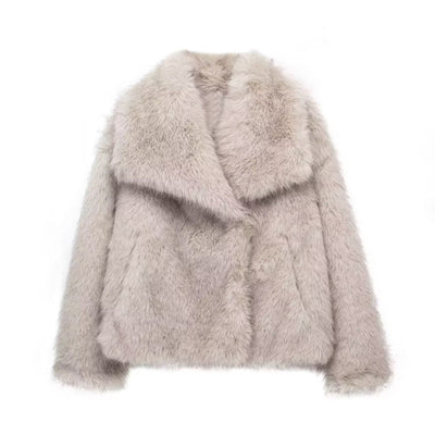 Charlotte - Luxus Plüsch Winterjacke