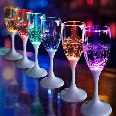 LED Weingläser & Becher | Farbwechsel | Flüssigkeitsaktiviert | Wiederverwendbar
