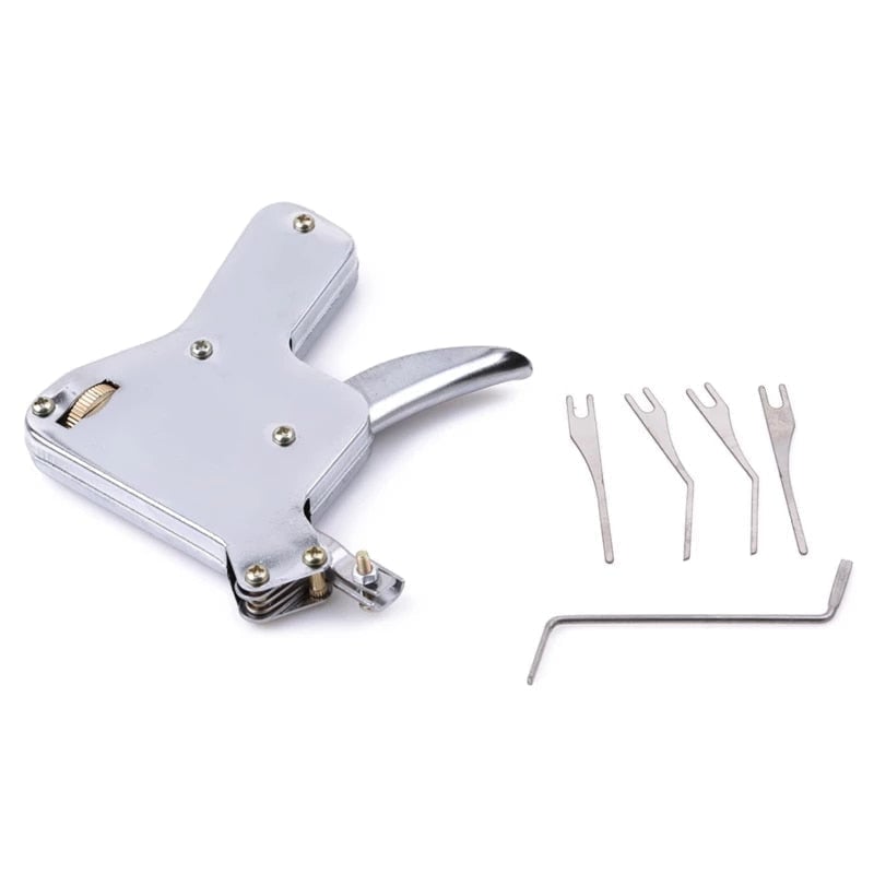 Profi Schlossöffner Set | Snap-Gun & Pick-Werkzeuge | Edelstahl | Für Schlosser & Training