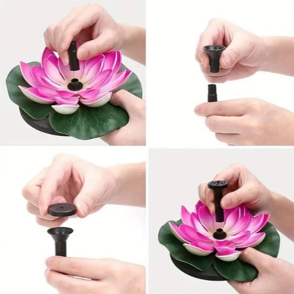 LotusGlanz™ Solarbetriebene Garten-Oase