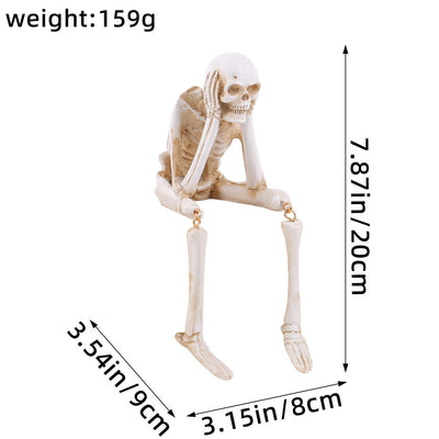 BoneChill™ 3er-Set gruseliger Skelett-Ornamente für Halloween