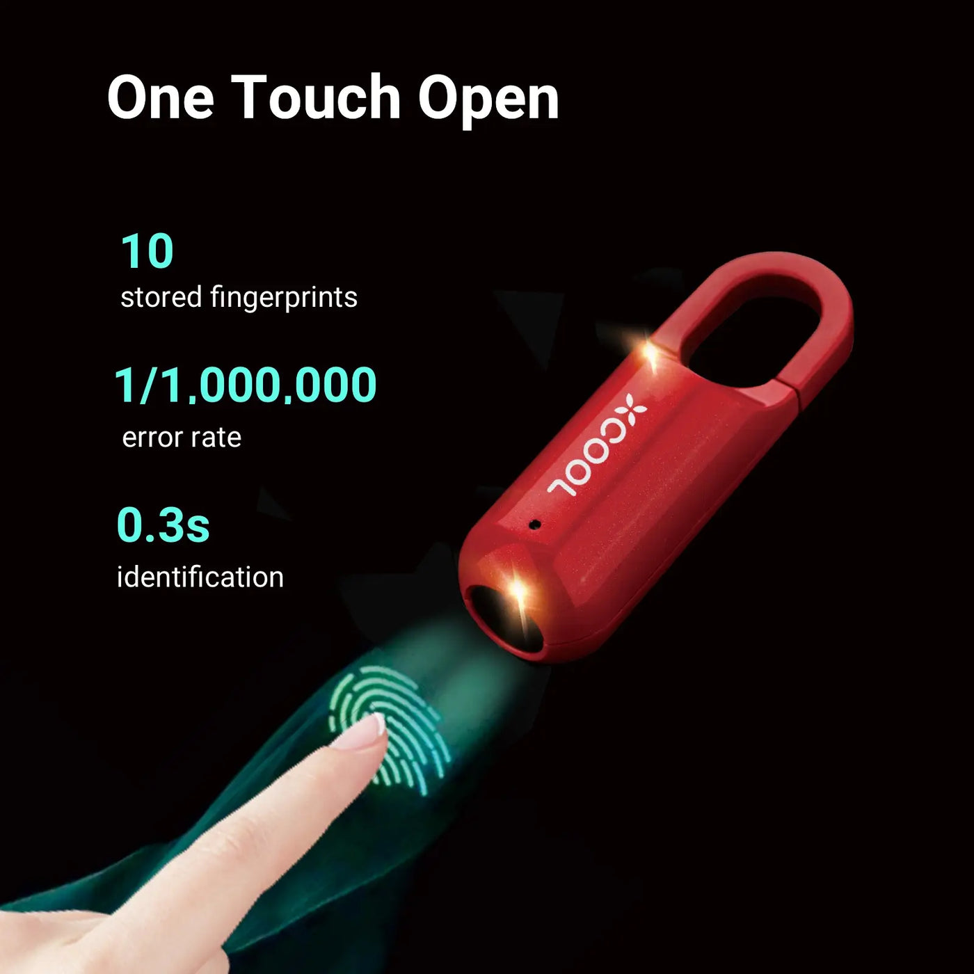 1+1 Gratis | BerührungsSperre™ Erweiterte Fingerabdruck-Sicherheit