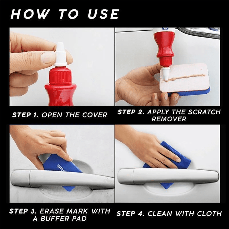 Auto Kratzerentferner | Lack-Politur & Glanzwiederherstellung | Für alle Lackfarben geeignet | Reparaturpaste