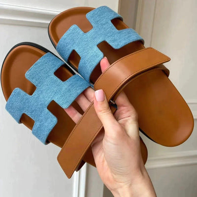 LuxusSohlchen™ Luxus-Plateausandalen aus Leder