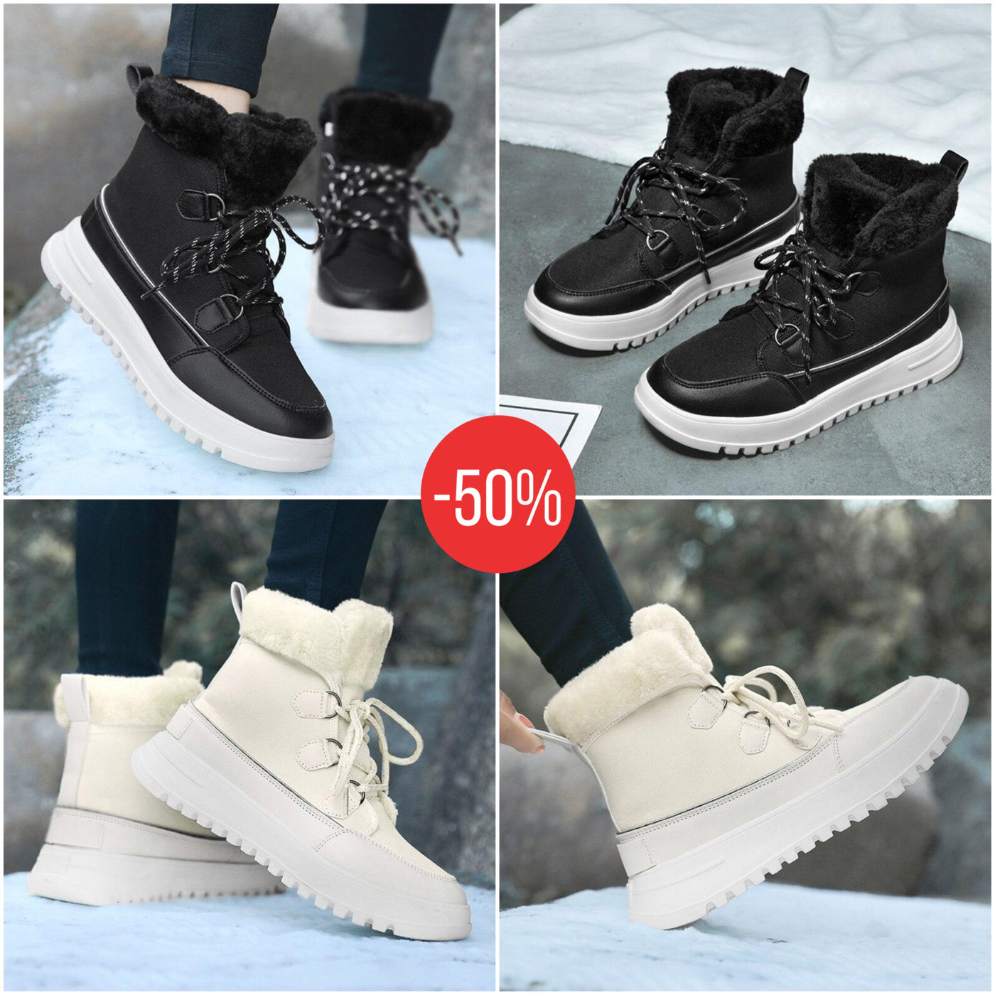 "Bella" Wasserdichte Schneestiefel