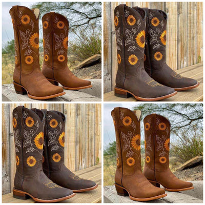 "Stella" Lässige Cowboy Boots