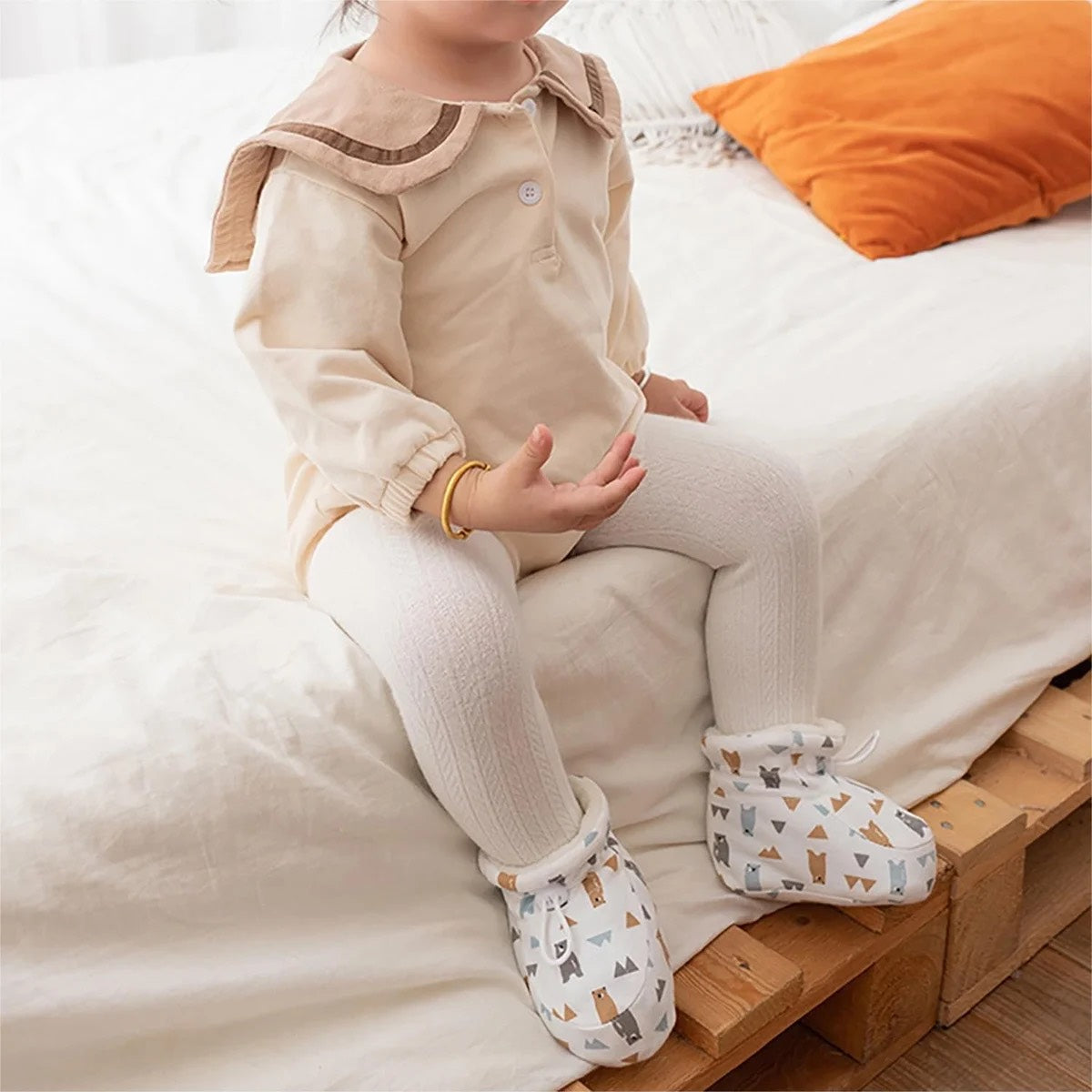 Baby Winterstiefel | Warm Gefüttert | Rutschfeste Sohle | Weiches Flanell & Baumwolle