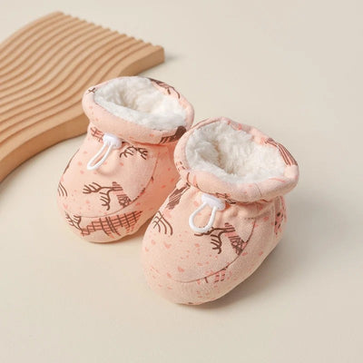 Baby Winterstiefel | Warm Gefüttert | Rutschfeste Sohle | Weiches Flanell & Baumwolle