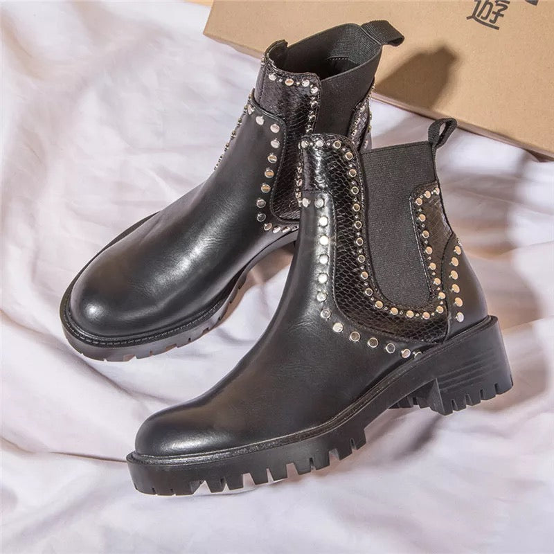 "Viola" Modische Chelsea Boots