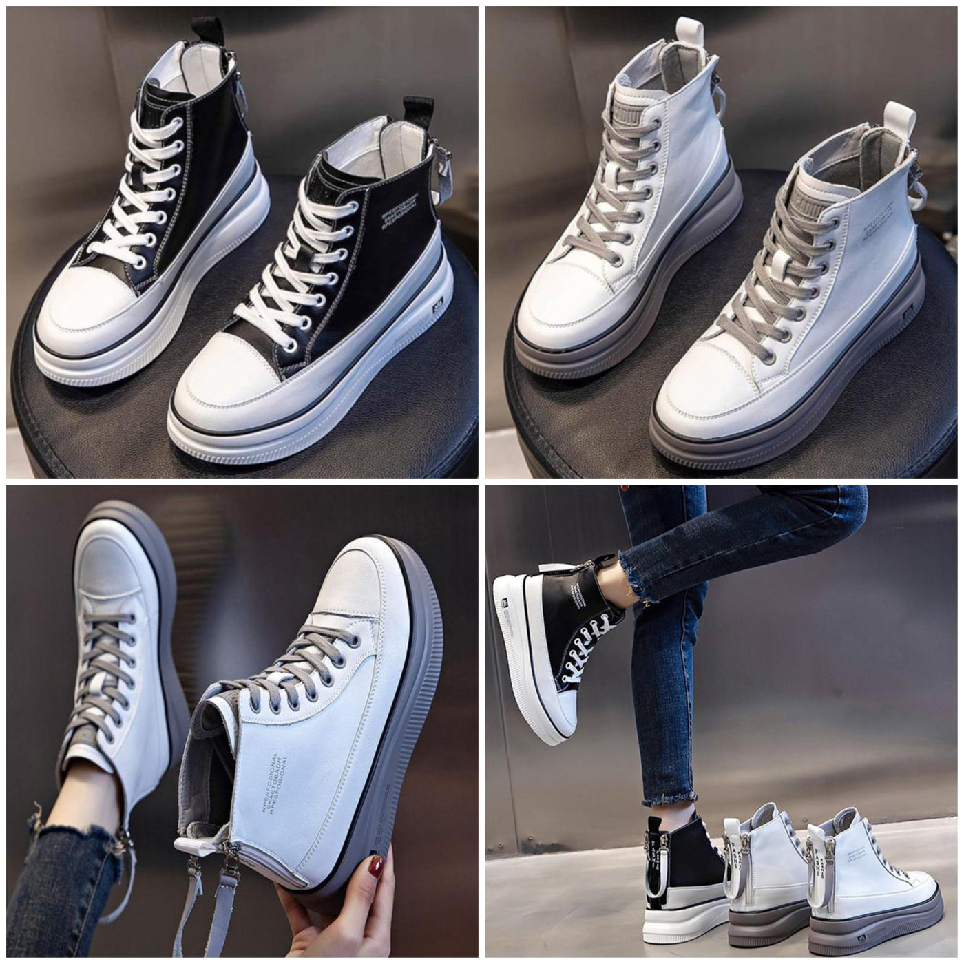 "Irina" Lässige Plateausneaker