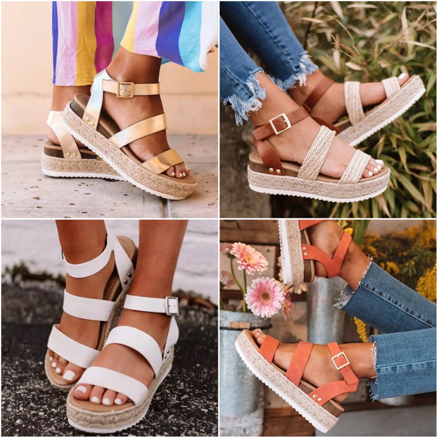 "Hanne" Keil-Sandalette