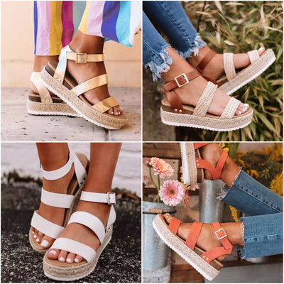 "Hanne" Keil-Sandalette