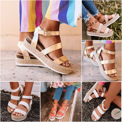 "Hanne" Keil-Sandalette