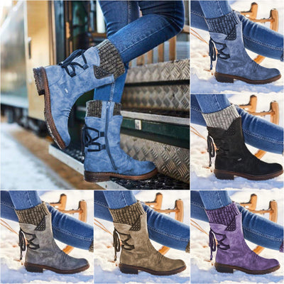 "Laura" Lässige Schneestiefelette