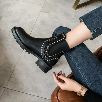 "Viola" Modische Chelsea Boots