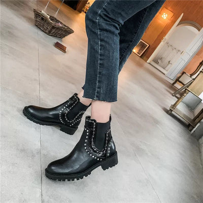 "Viola" Modische Chelsea Boots