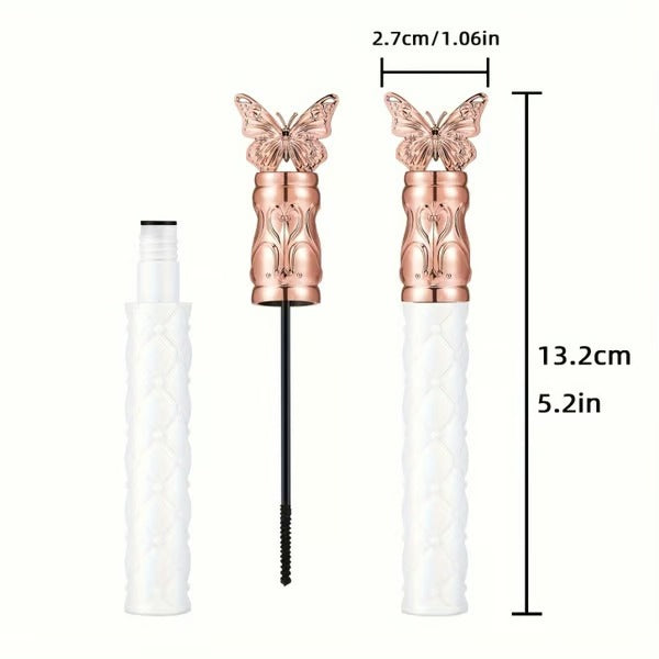 3+2 Gratis | Wasserfeste Volumen Mascara | Extra Länge & Schwung | Lang anhaltender Wimpern-Look ohne Verschmieren