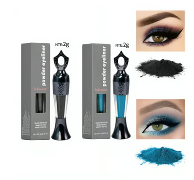 Kräuter Eyeliner | Intensives Schwarz | Natürlich & Wischfest | Langanhaltender Kajal für empfindliche Augen