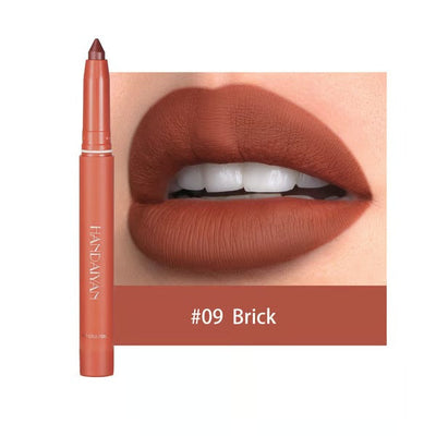 Lippenkonturenstift mit matter Farbe | Langanhaltend & feuchtigkeitsspendend | 2-in-1 Liner & Lippenstift