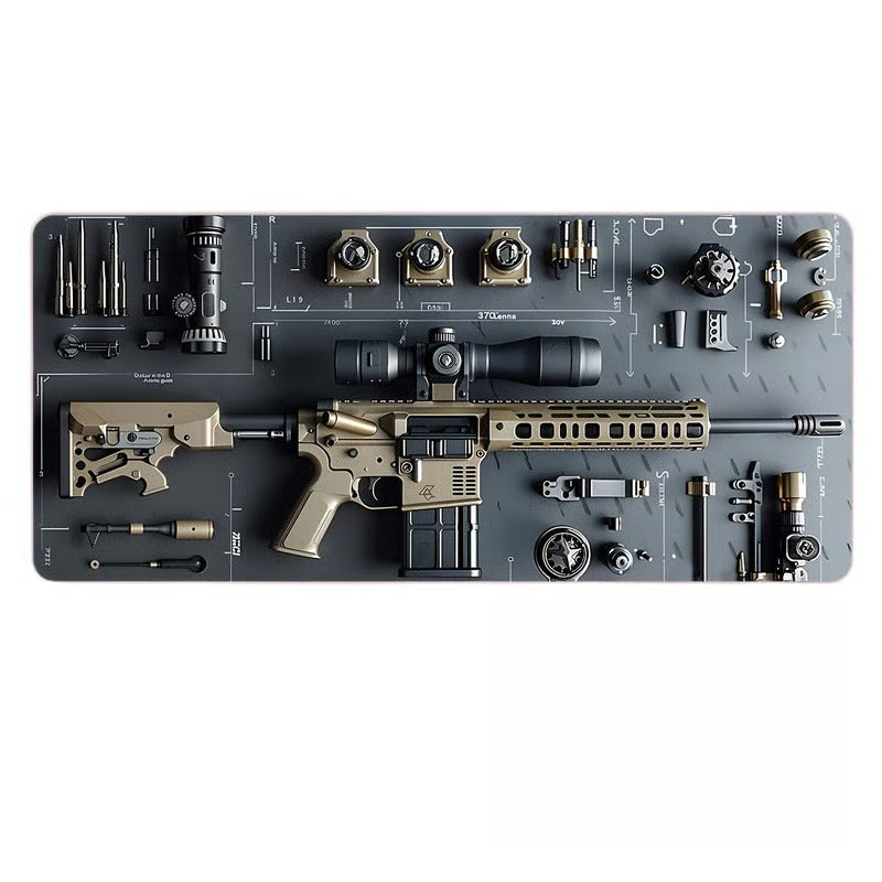 Gaming Mauspad | Rutschfest & Wasserabweisend | Militärdesign