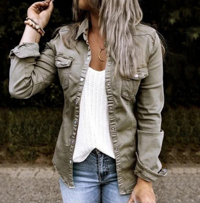 Jasmin | Denim Jacket im Vintage-Stil für jeden modernen Look