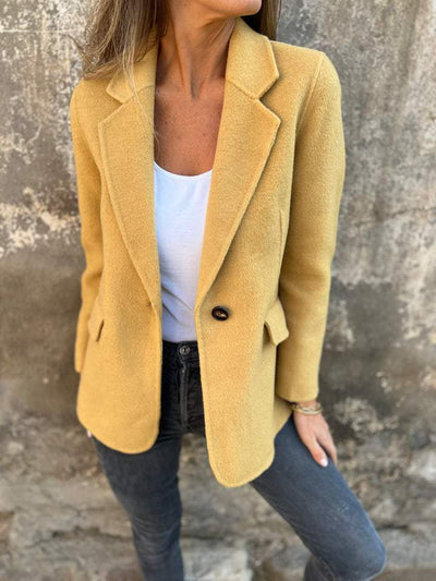 Diane | Blazer mit Ein-Knopf-Design für Damen