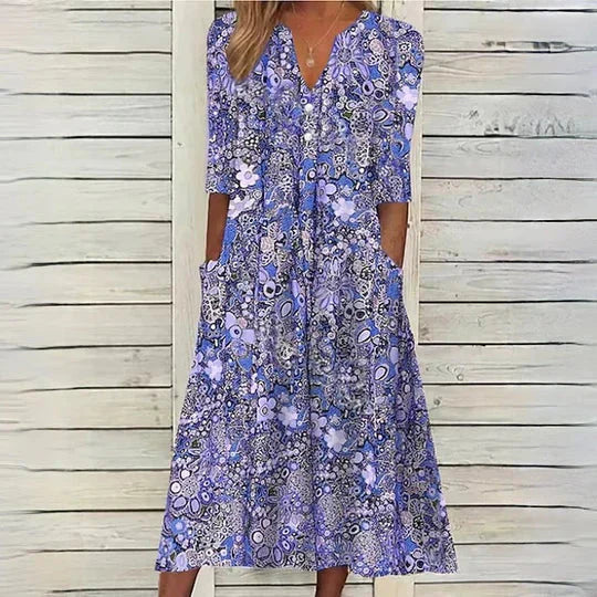 Sommerkleid Im Bohemian Stil Für Damen | Midi