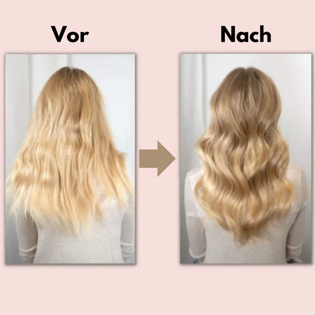 2-in-1 Haarstyler | Lockenstab & Glätteisen in Einem | Schonendes Styling mit Keramikplatten | Für Alle Haartypen