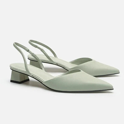 Damen Spitzer Zehe Niedrigem Absatz Sandalen | Bequeme