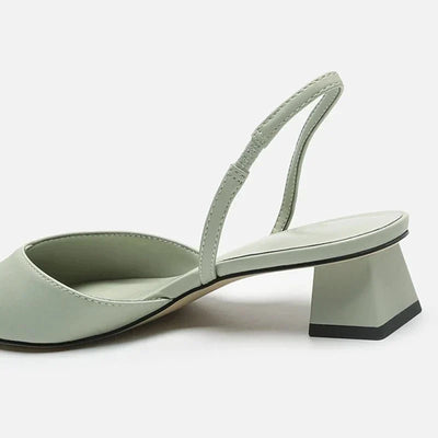 Damen Spitzer Zehe Niedrigem Absatz Sandalen | Bequeme
