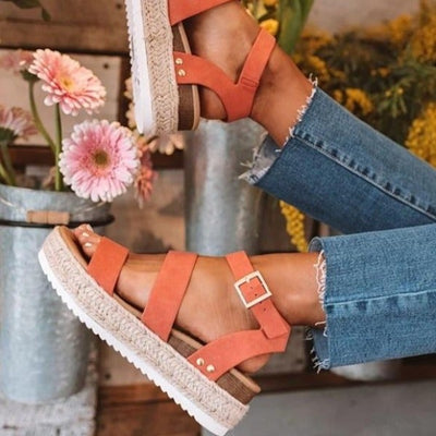 "Hanne" Keil-Sandalette