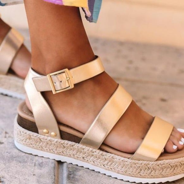 "Hanne" Keil-Sandalette