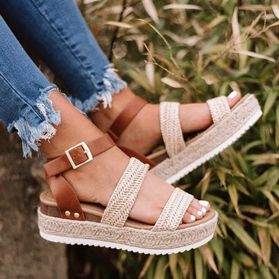 "Hanne" Keil-Sandalette
