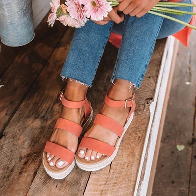 "Hanne" Keil-Sandalette