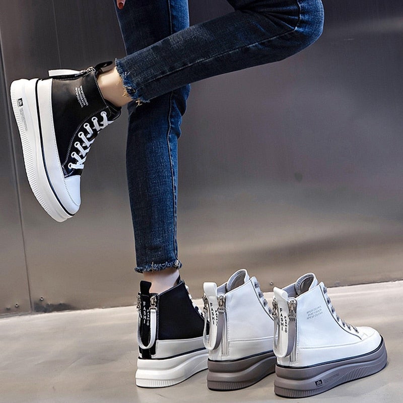 "Irina" Lässige Plateausneaker