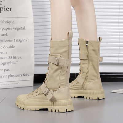 "Megan" Lässige Schnürstiefel