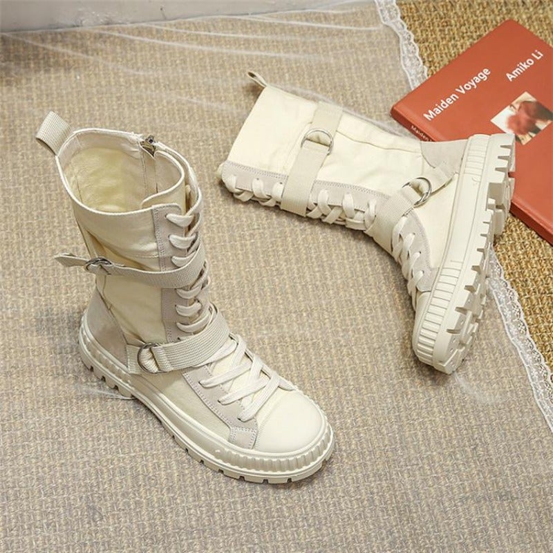 "Megan" Lässige Schnürstiefel
