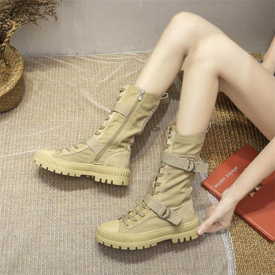 "Megan" Lässige Schnürstiefel