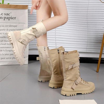 "Megan" Lässige Schnürstiefel
