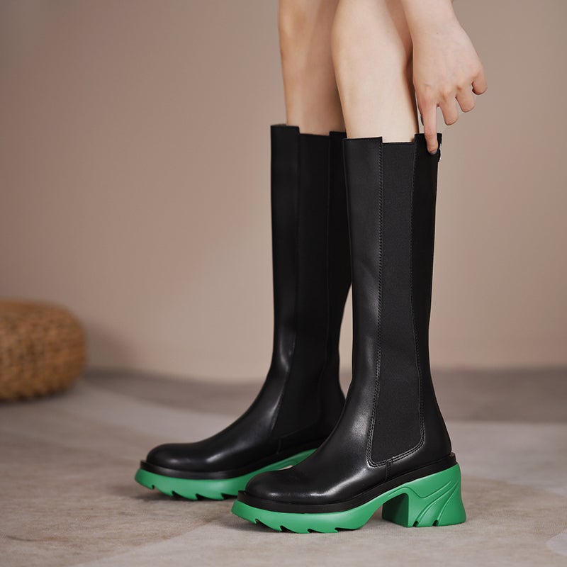 "Rebecca" Modische Chelsea Stiefel