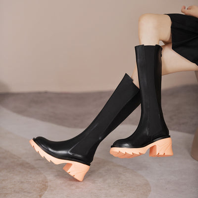 "Rebecca" Modische Chelsea Stiefel