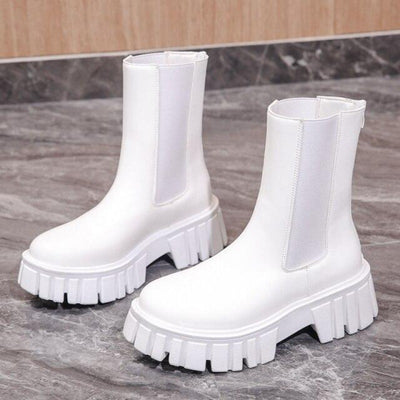 "Lily" Bequeme Plateau-Boots
