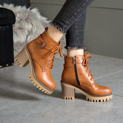 "Sherry" Elegante Plateaustiefel