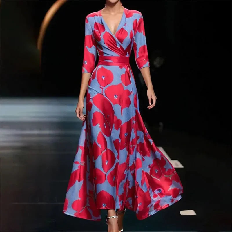 Alma | Elegantes Ärmel Design Damenkleid