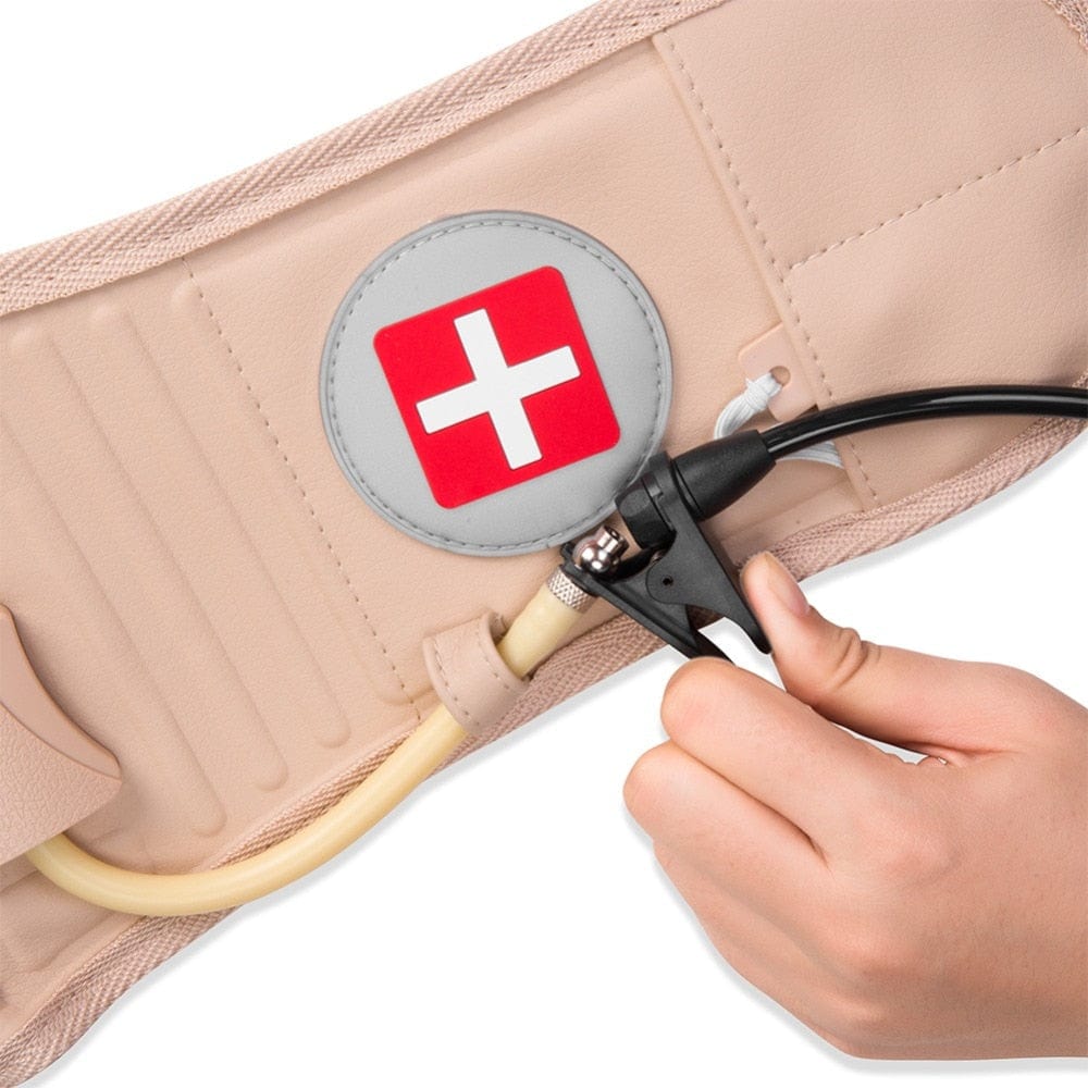 Lendenwirbel-Stützgürtel | Rückendehngürtel mit Luftdruck & Dekompression | Schmerzlinderung & Haltungskorrektur