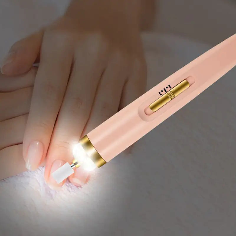 Elektrisches Maniküre-Set | Nagelbohrer & Nagelkunstwerkzeuge mit LED-Stift