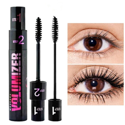 2+2 Gratis | Wimperntusche Volumen 4x | Langanhaltend & Wischfest bis 24h | Wasserfest Mascara Schwarz