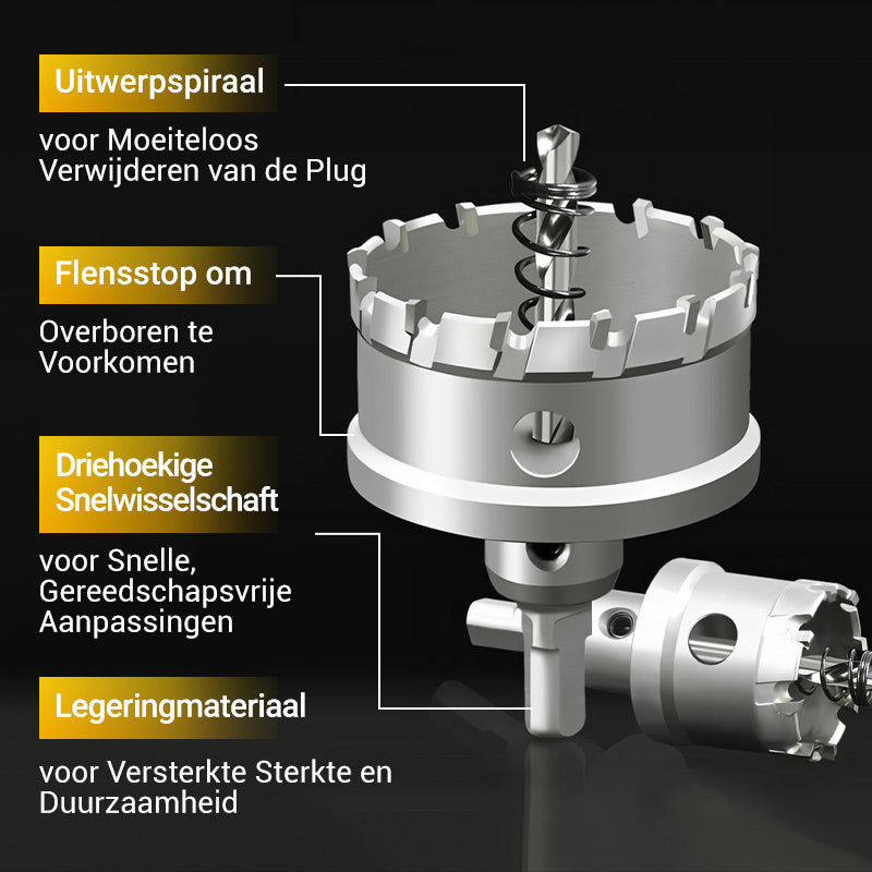 MetallBohrer™ Verbesserte Bohreffizienz