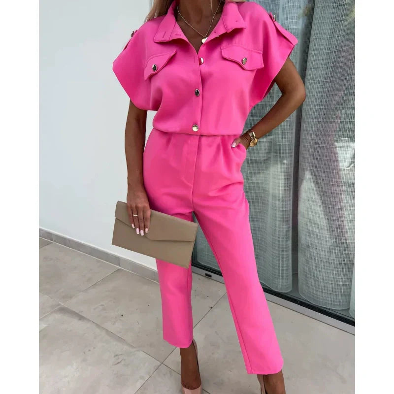 Camira™ Schicker Taschen-Jumpsuit